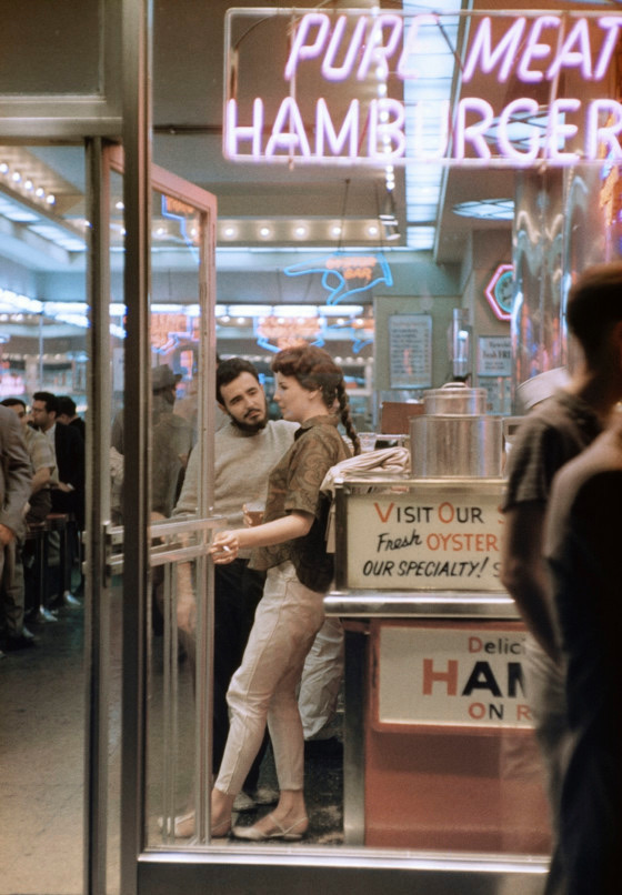 USA. New York City. 1959. Grant's Timesquare.